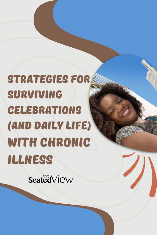 By using the strategies in Chronic Christmas to tackle tasks and celebrations could leave you with enough energy left over to enjoy your life, skipping the chronic illness flare from overdoing it. A photo of a smiling Black woman reading a book in a hammock