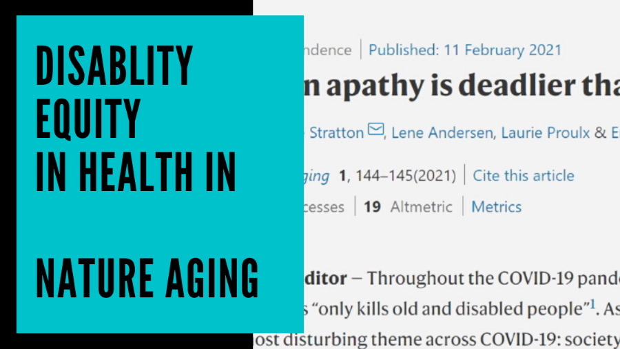 The pandemic has made it clear that we must change how the healthcare system provides support to seniors and people with disabilities.