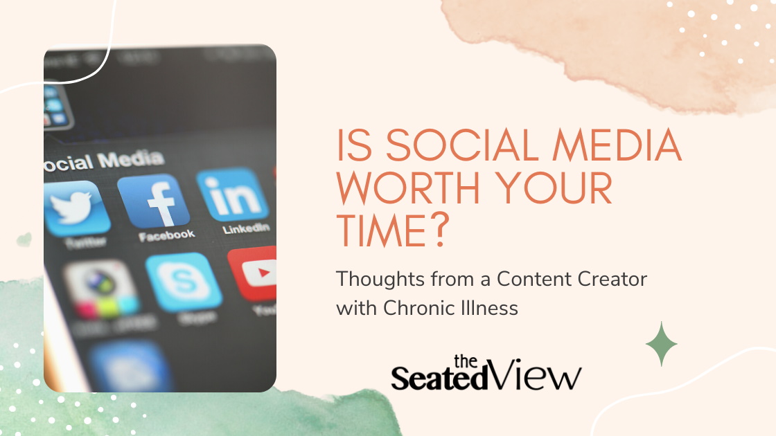 In an attention economy, users and audience are currency. If I can’t reach my community, audience or customers on a particular platform, I will find another way.Is Social Media Worth Your Time? Thoughts from a Content Creator with Chronic Illness. Image shows Social media apps on a phone. 