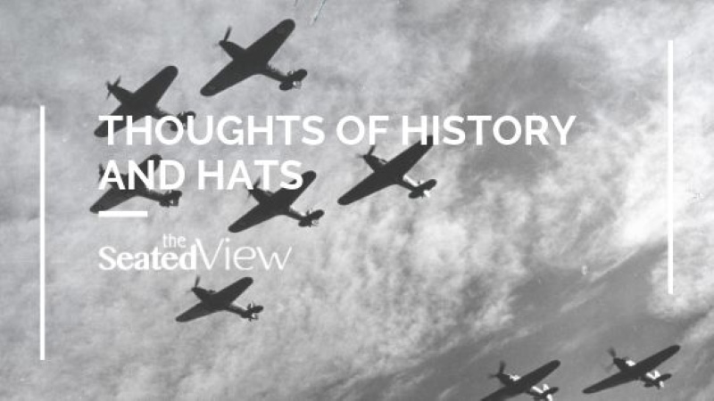 Too often, in this busy world, we don't make time for reflection on the past and without it, we can't see nuances, only two-dimensional white hats and black hats. Without understanding the past, carrying its lessons with us into the present, we are doomed to repeat it.. A title photo showing old war planes flying overheard